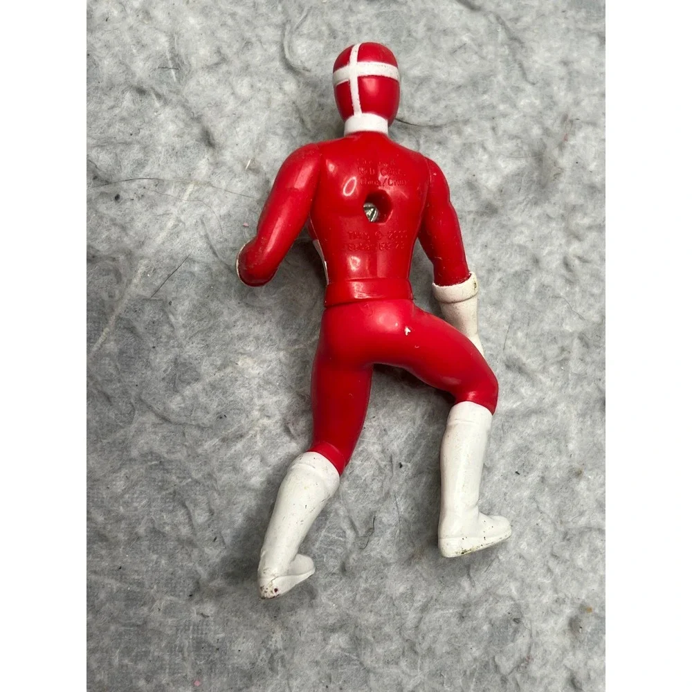 Vintage 2000 Power Ranger Lightspeed Rescue Red Ranger McDonalds Toy Figure 3.5